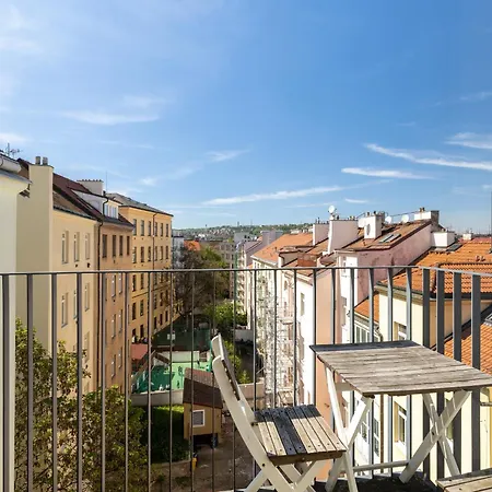 Peaceful Terrace Loft With Ac Near Vysehrad By Easybnb Premium