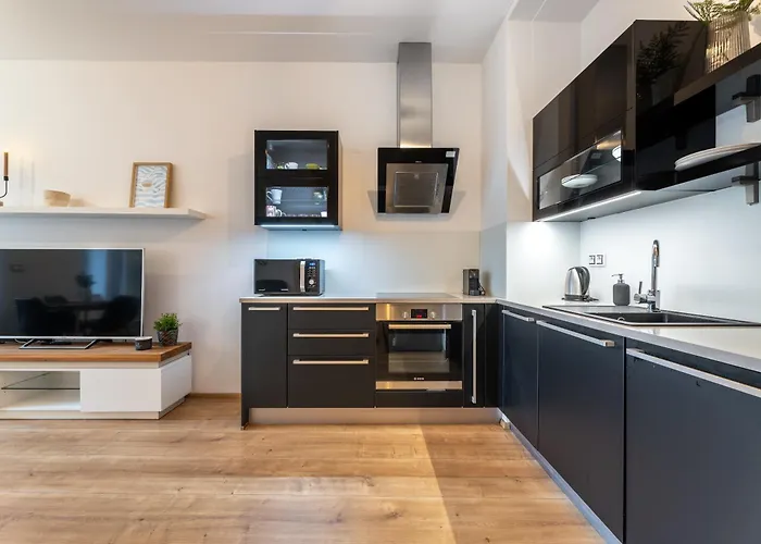 アパート Peaceful & Cozy Living In Vysehrad With A Balcony