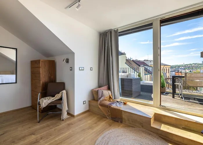 アパート Peaceful & Cozy Living In Vysehrad With A Balcony *
